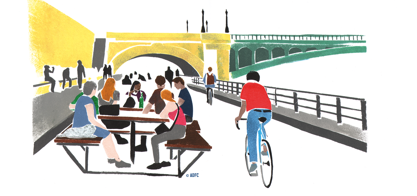 Illustration InnoRAD Pariser Radnetz